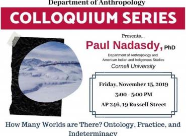 Poster featuring Paul Nadasdy